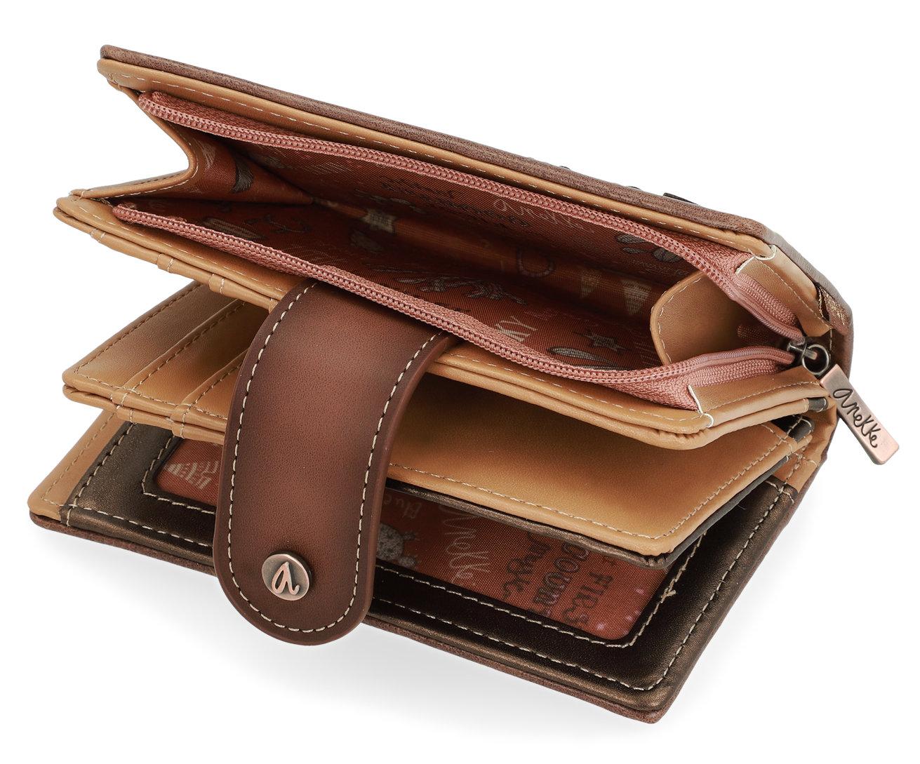 Anekke Geldtasche Arizona Cowgirl braun klappbar Country Roads
