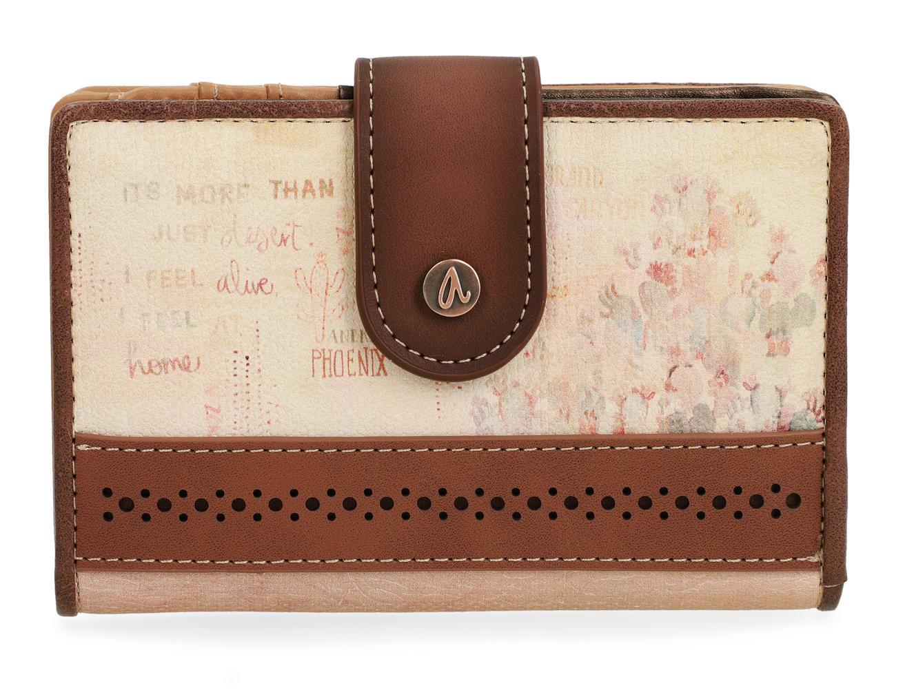 Anekke Geldtasche Arizona Cowgirl braun klappbar Country Roads