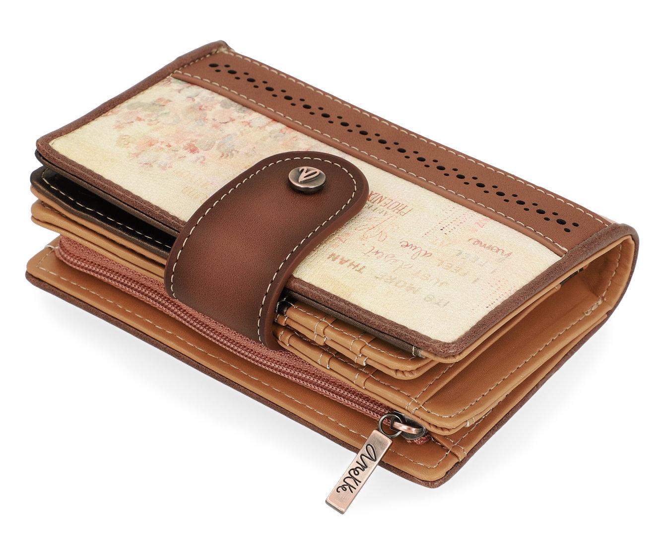 Anekke Geldtasche Arizona Cowgirl braun klappbar Country Roads