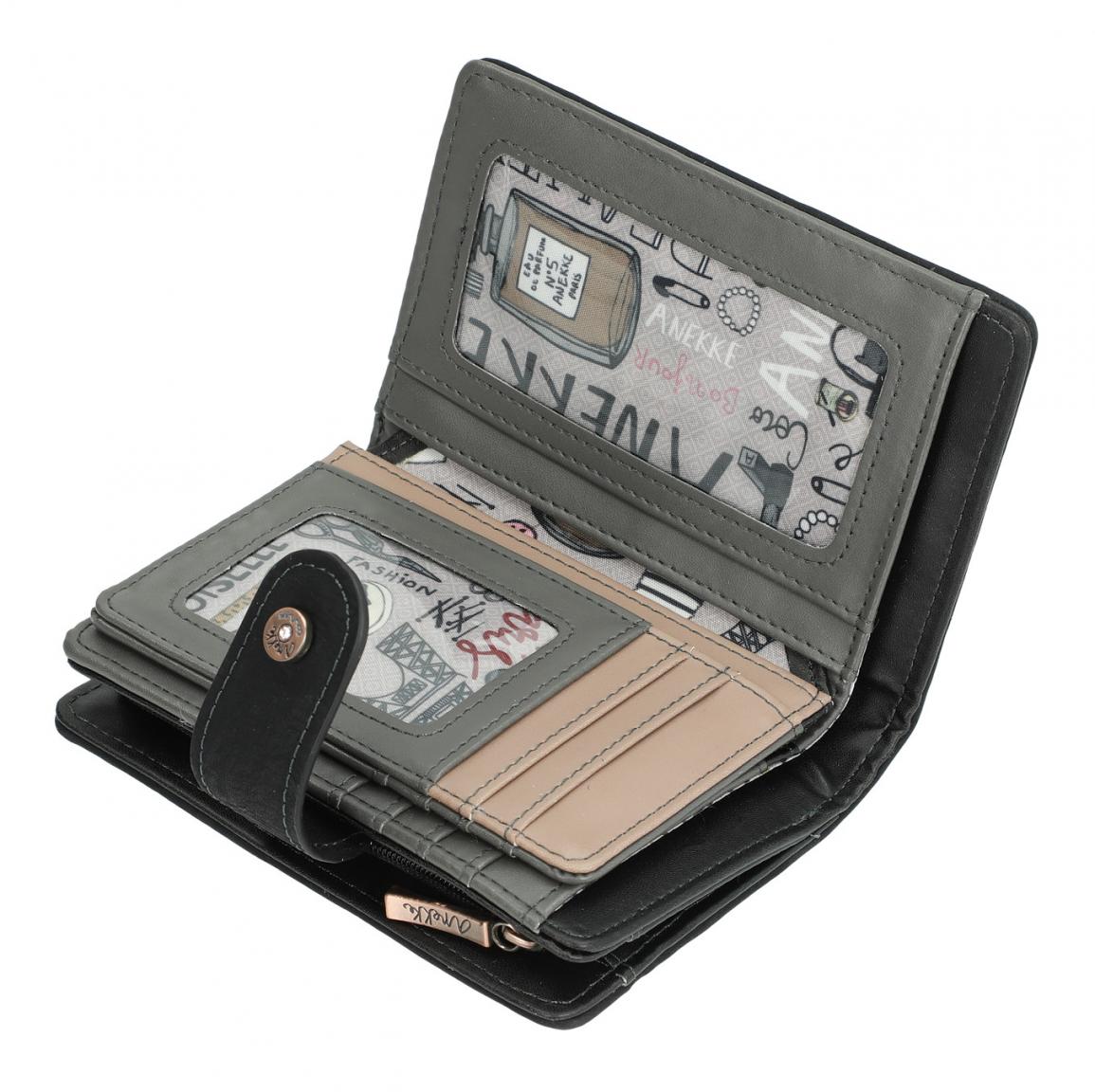 Anekke Geldtasche Couture beige Mädchen Eiffelturm Stickerei