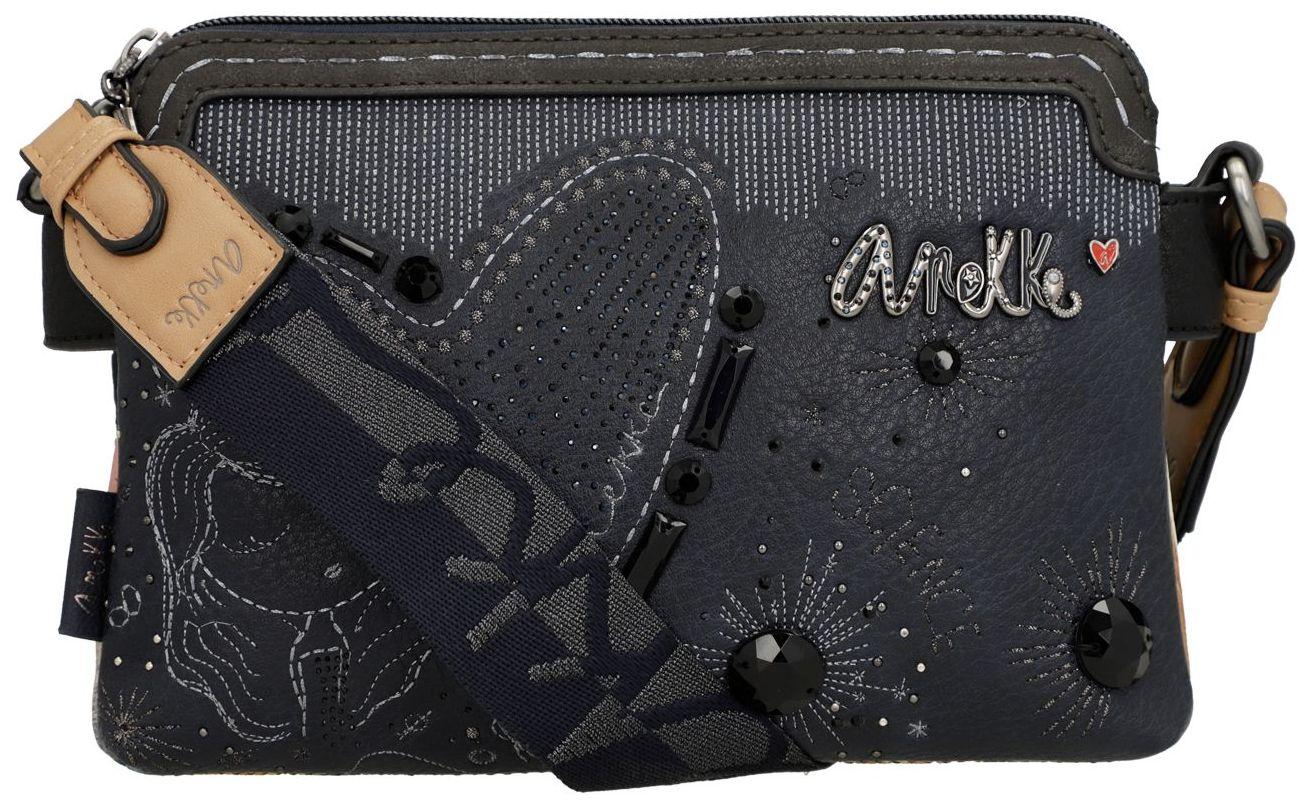 Anekke Handtasche Hollywood Navy Glitzersteine dunkelblau