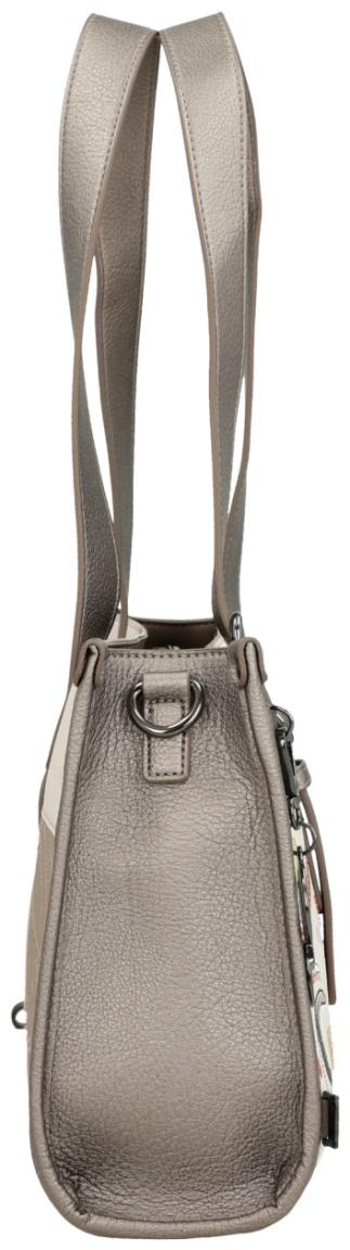 Anekke Handtasche metallic Muse Olympia stilisiert Print farbenfroh