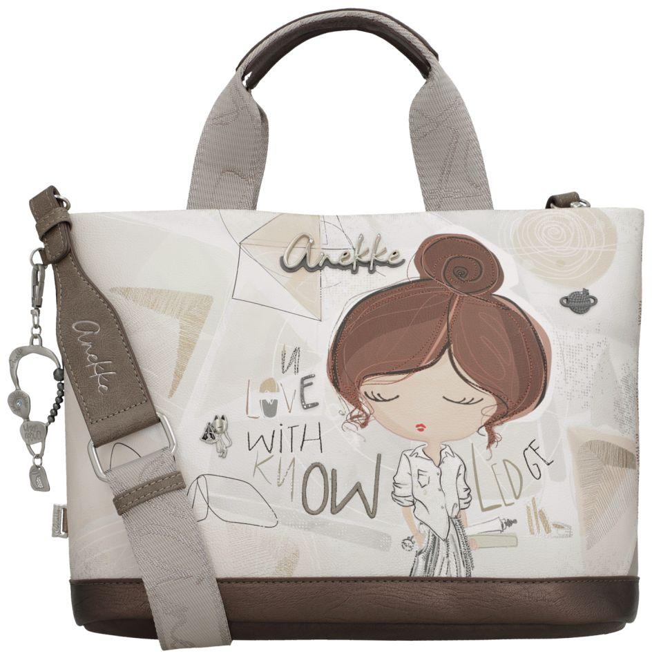Anekke Henkeltasche Medium Sophia Beige Metallic