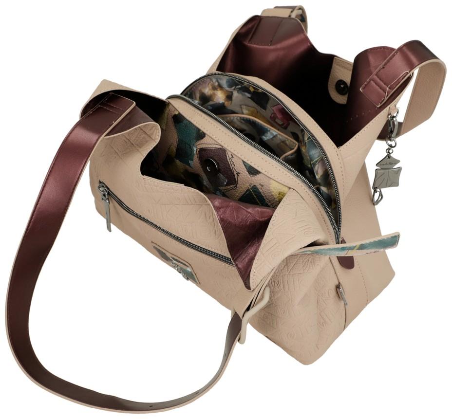 Anekke Henkeltasche Real Evolution Beige