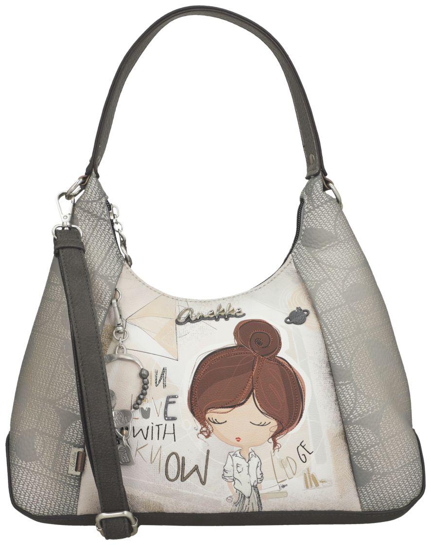 Anekke Hobo Tasche Sophia Grau Schimmer
