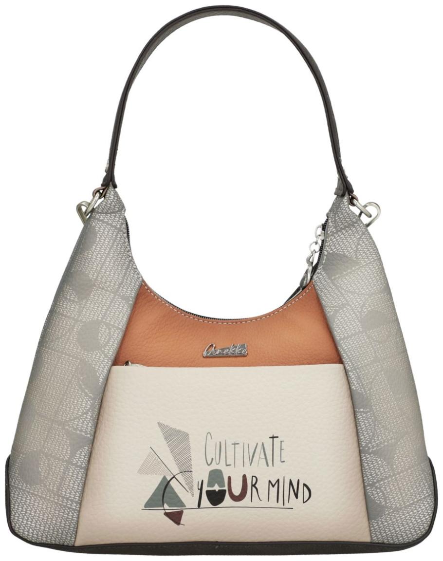 Anekke Hobo Tasche Sophia Grau Schimmer