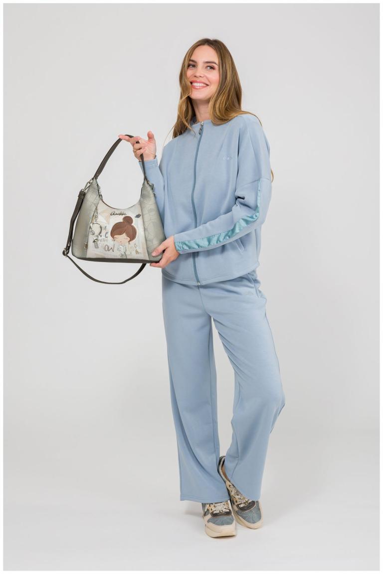 Anekke Hobo Tasche Sophia Grau Schimmer