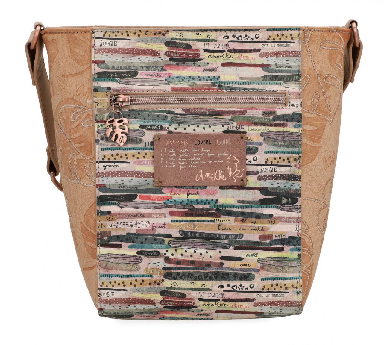 Anekke Jungle bestickte Bucket Bag Watcher Bastanhänger bunt