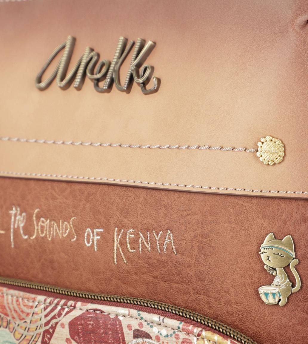 Anekke Kenya Alltagsrucksack beige braun Höhlenmalerei