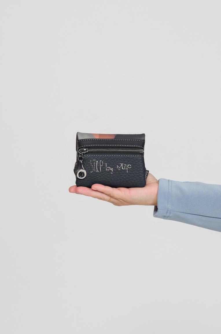 Anekke Kisslockbörse rot Glitzersteine Muse metallic Eikon Überschlag