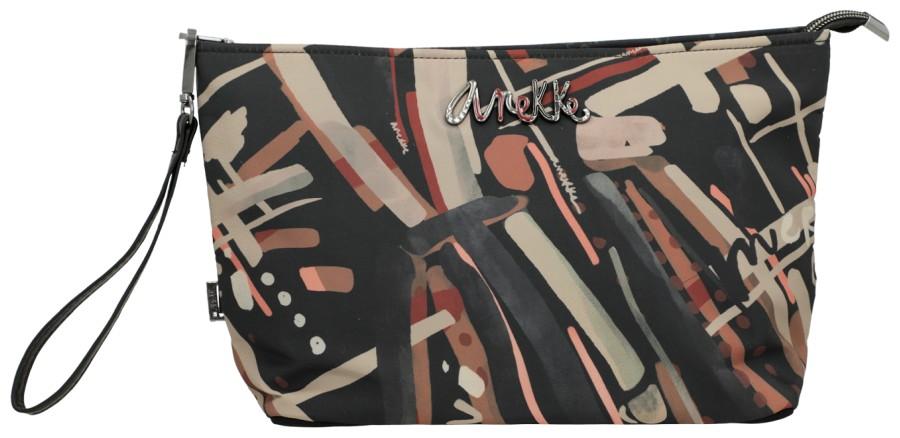 Anekke Kosmetikbeutel Mademoiselle Nylon bunt