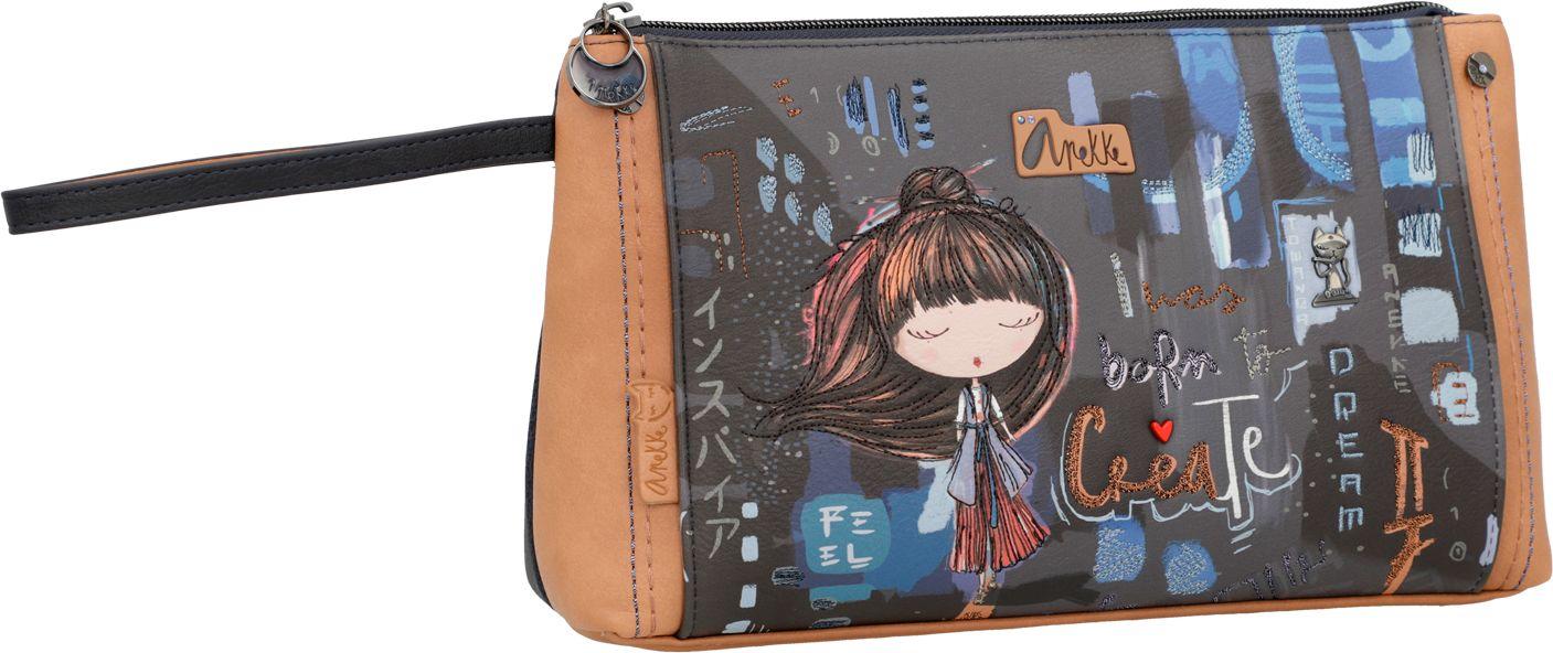 Anekke Kosmetiktasche Contemporary Japan blau Handschlaufe