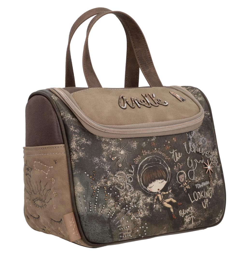 Anekke Kosmetiktasche Universe Space Stars & Planets Spiegel Haken