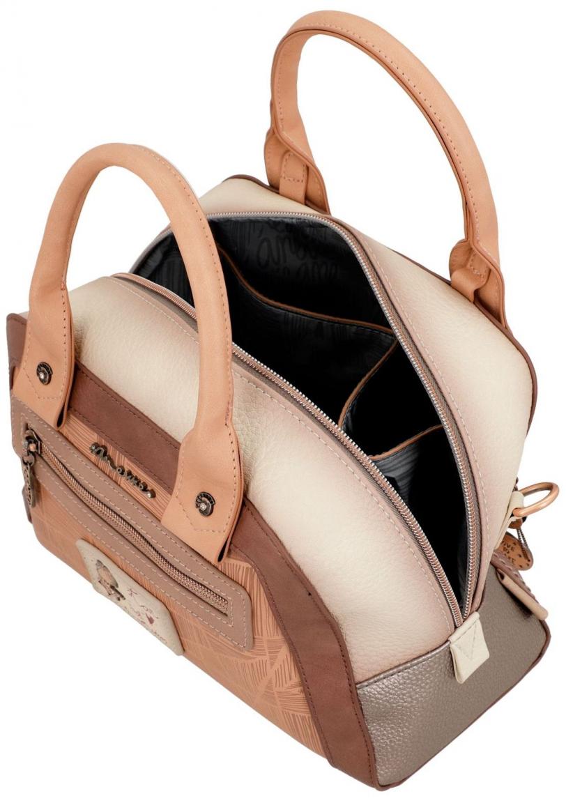 Anekke Kurzgrifftasche Bowling Bag Stars Hollywood beige