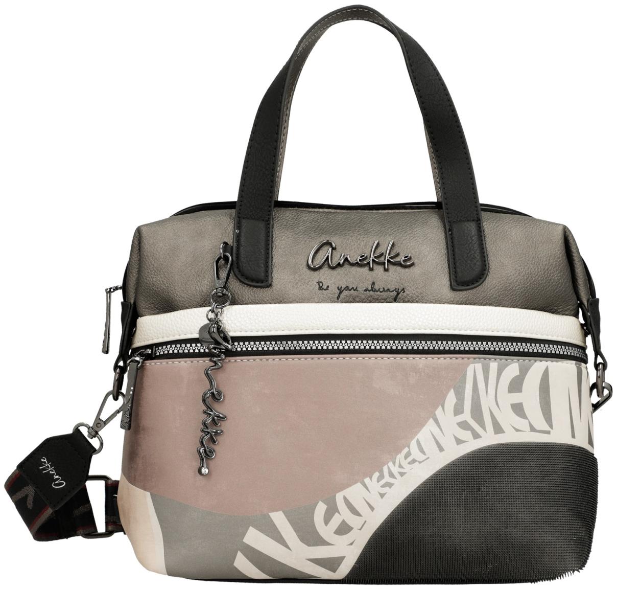 Anekke Kurzgrifftasche Khroma metallic Materialmix