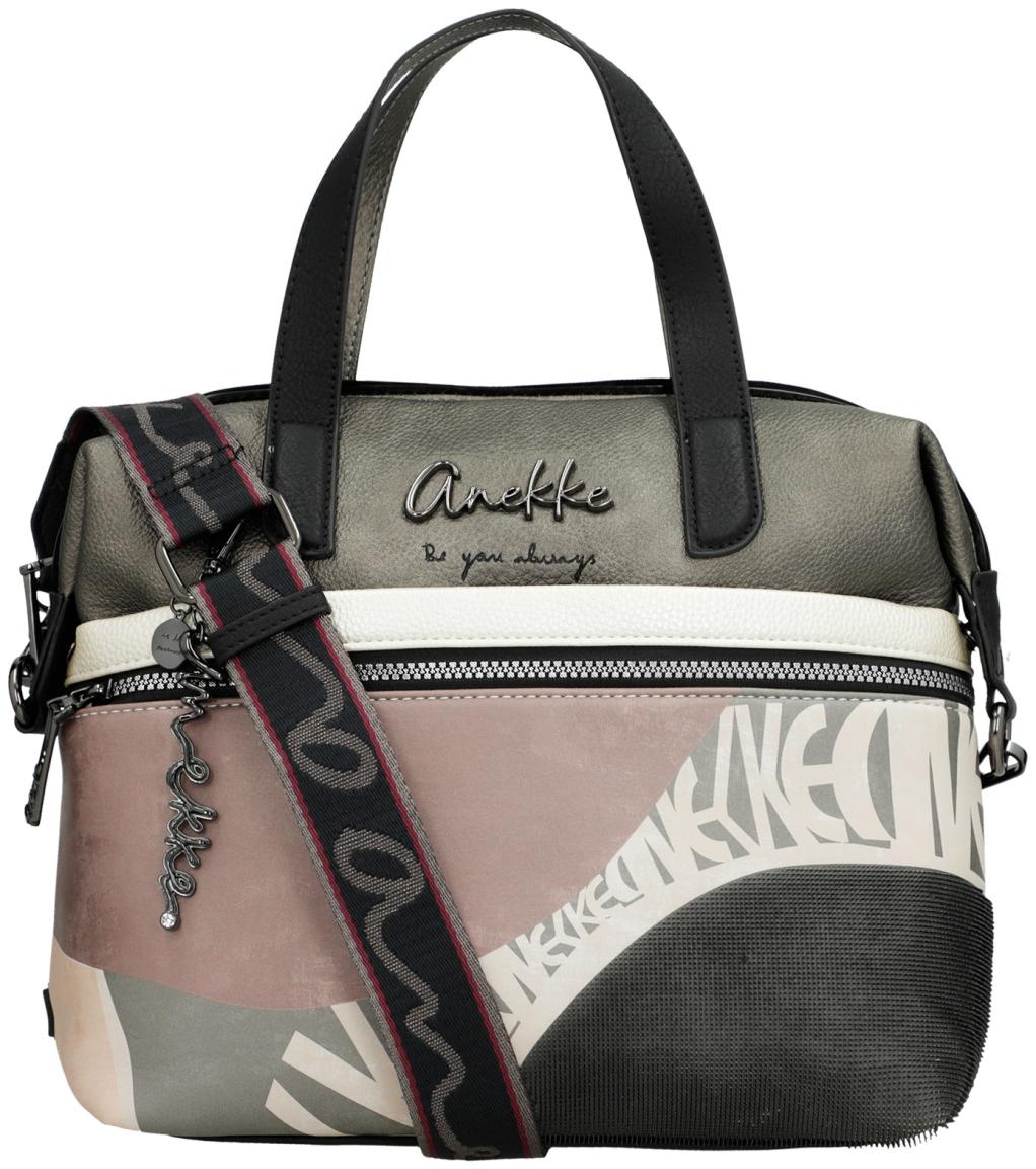 Anekke Kurzgrifftasche Khroma metallic Materialmix