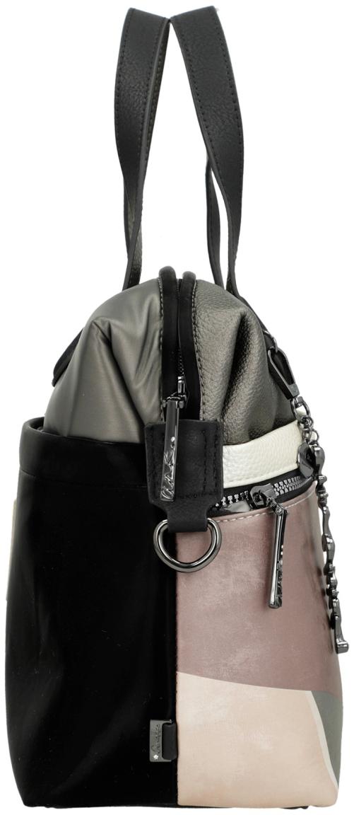 Anekke Kurzgrifftasche Khroma metallic Materialmix