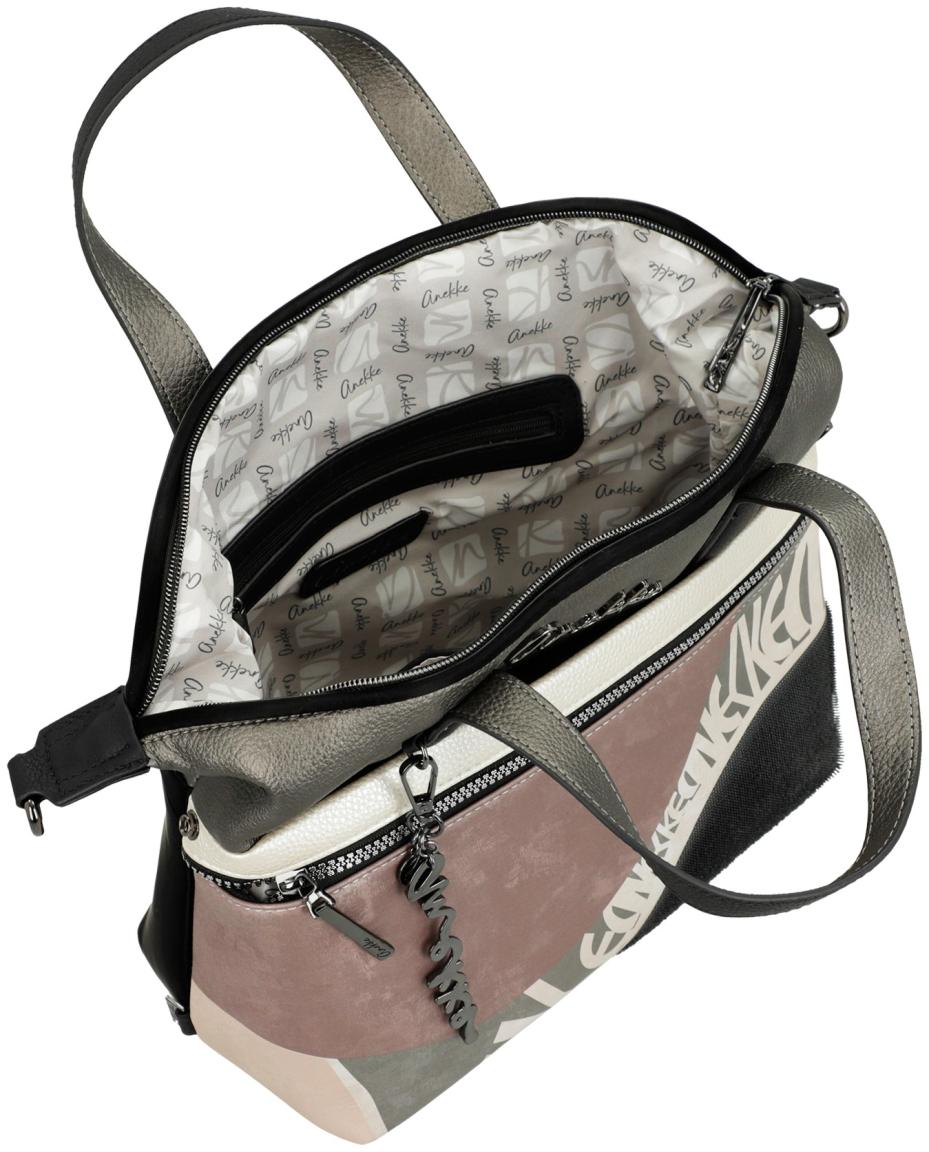 Anekke Kurzgrifftasche Khroma metallic Materialmix