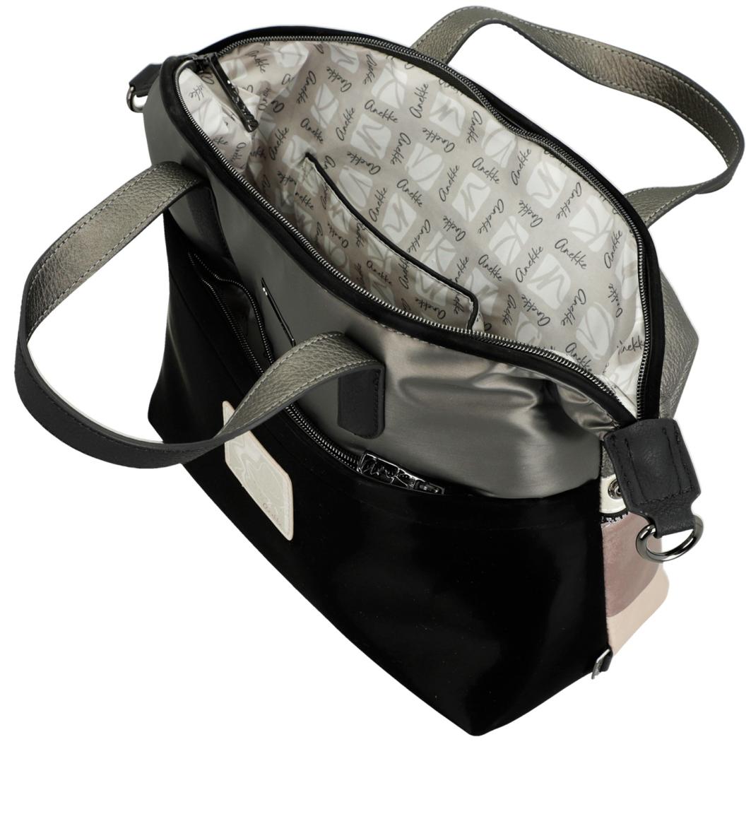 Anekke Kurzgrifftasche Khroma metallic Materialmix