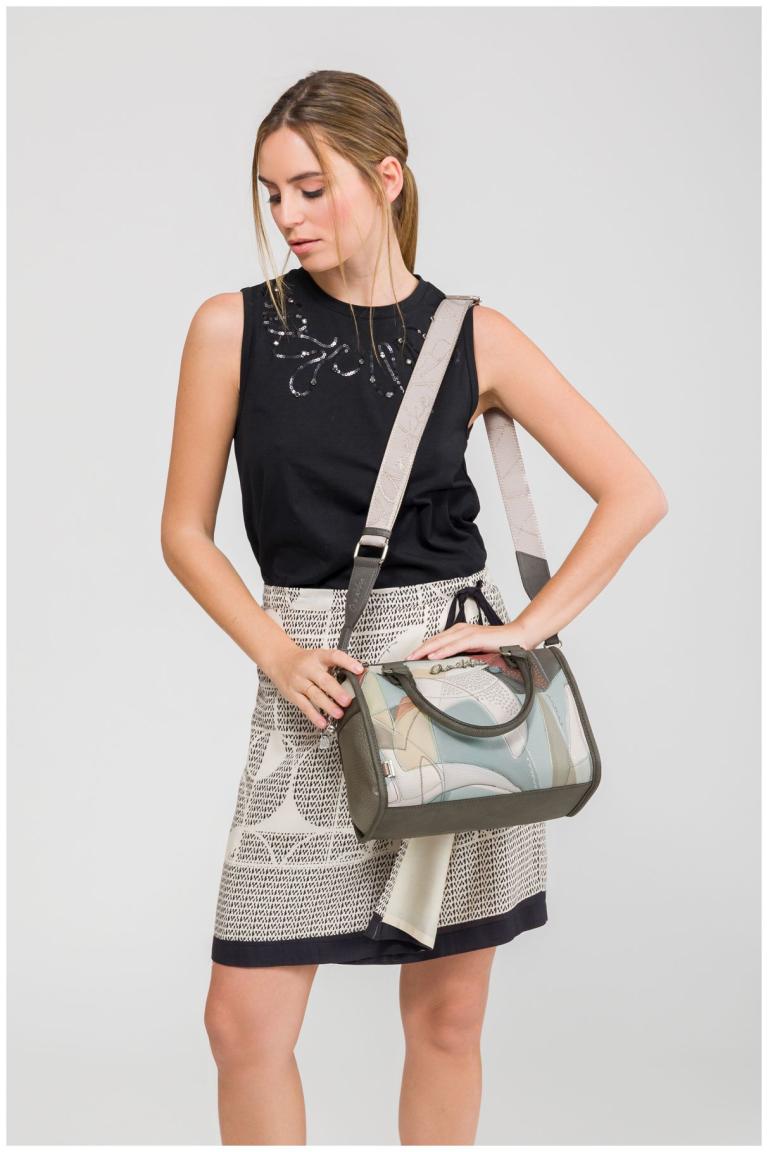 Anekke Kurzgrifftasche Sophia Auralis Bunt zarter Glitzer