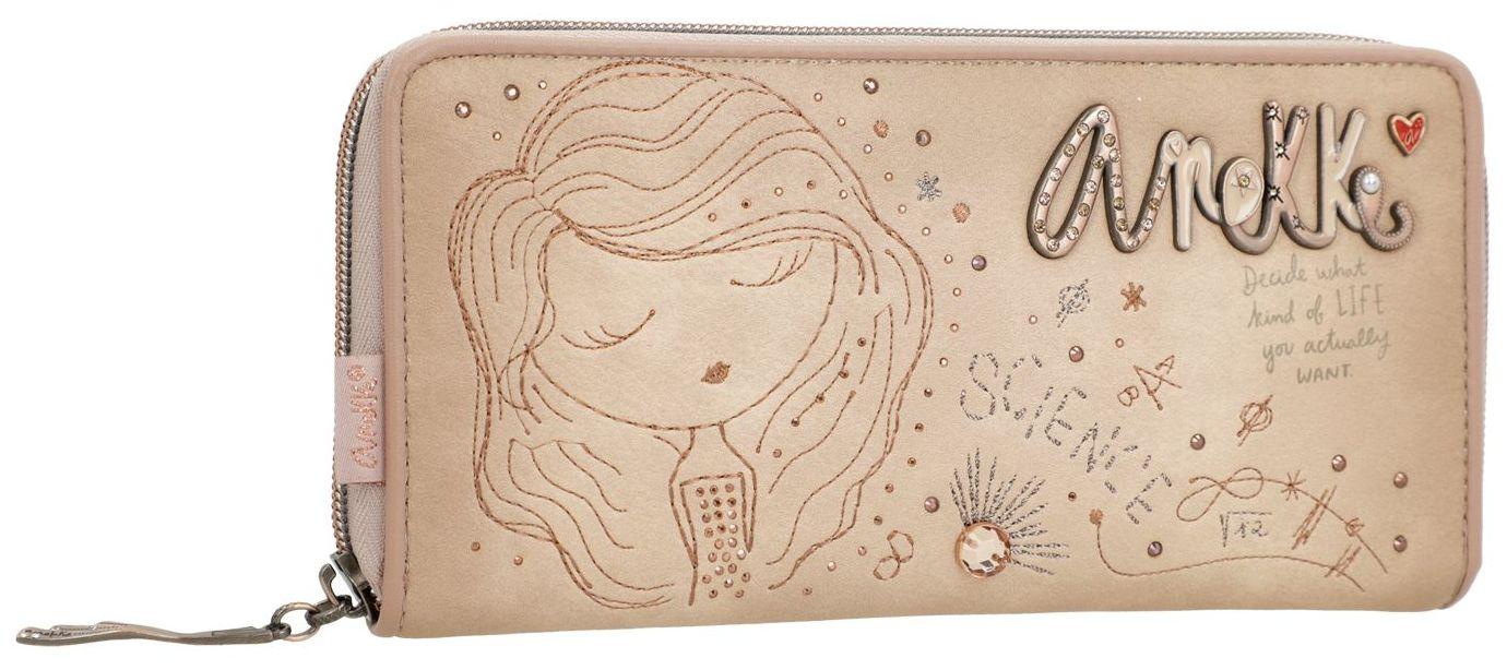 Anekke Longbörse Hollywood Nude Stickapplikation RFID feminin
