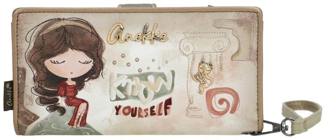 Anekke Longbörse mit Handschlaufe Must Greece Print