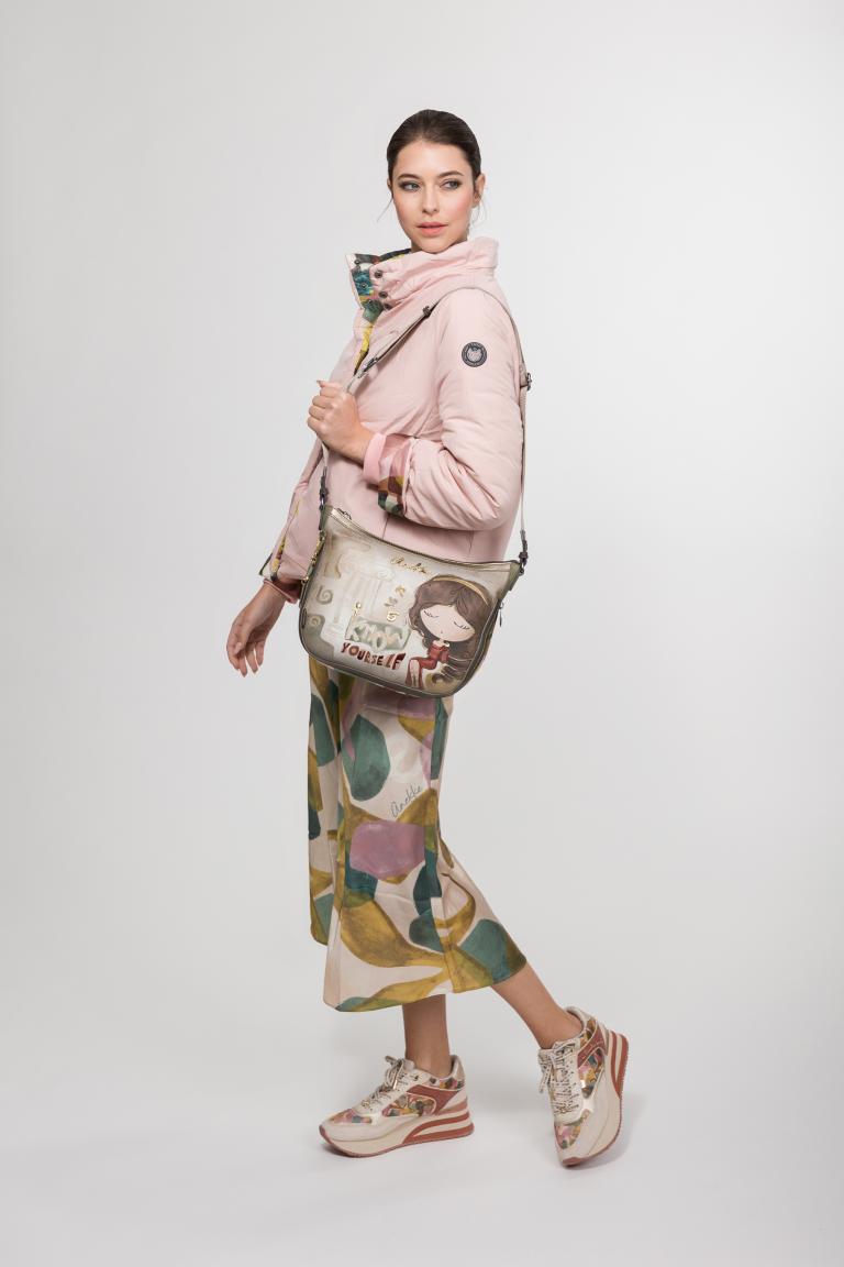 Anekke MUSE Damen Umhängetasche mit lieblichen Print Bunt