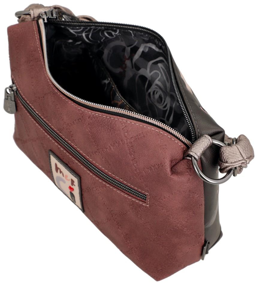 Anekke Mademoiselle Henkeltasche Bordeaux Bunt