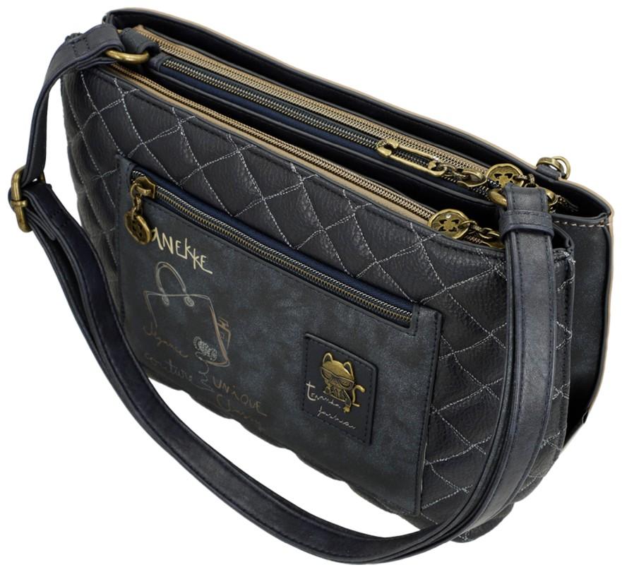 Anekke Mademoiselle Studio Schultertasche Skizzen Taupe