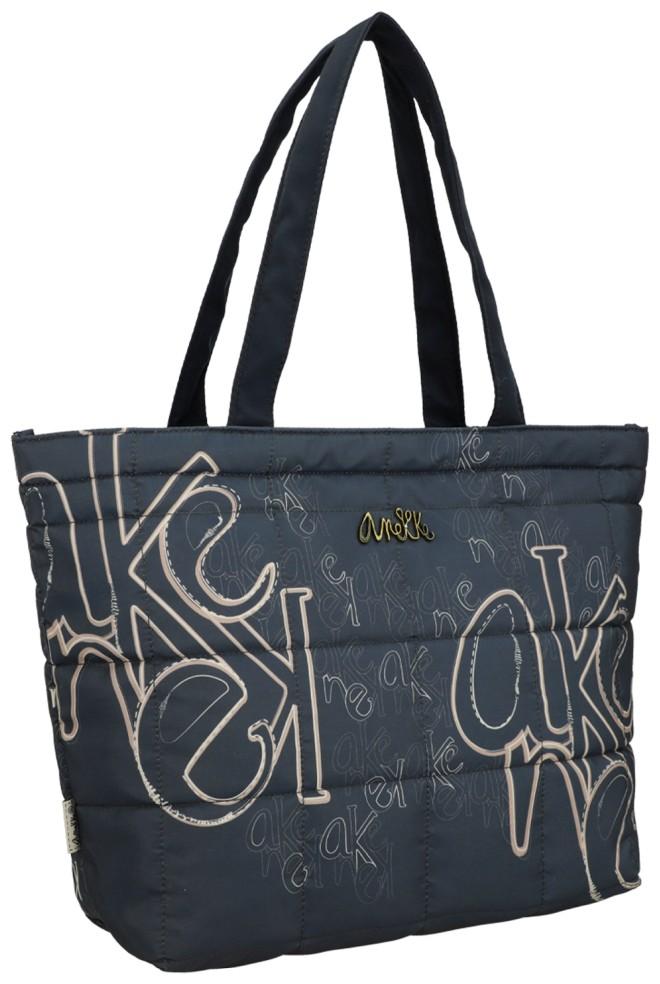 Anekke Mademoiselle Travel gepolsterte Henkeltasche Perlon blau