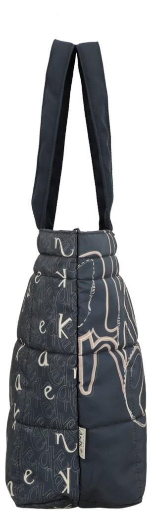 Anekke Mademoiselle Travel gepolsterte Henkeltasche Perlon blau