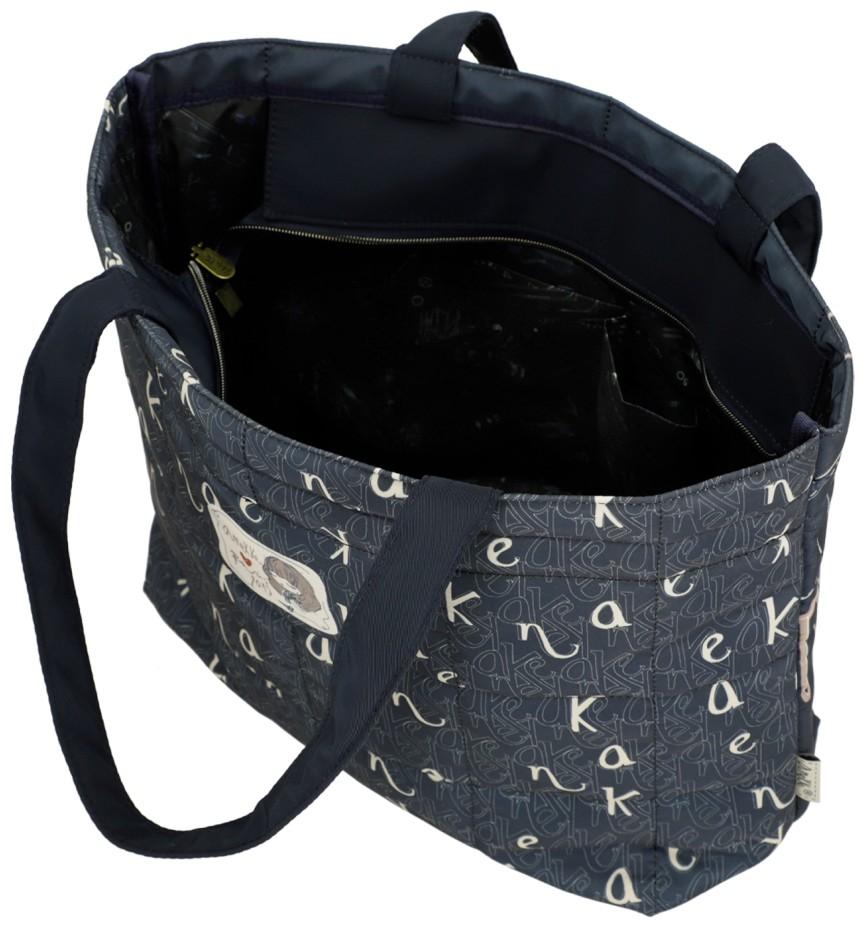Anekke Mademoiselle Travel gepolsterte Henkeltasche Perlon blau