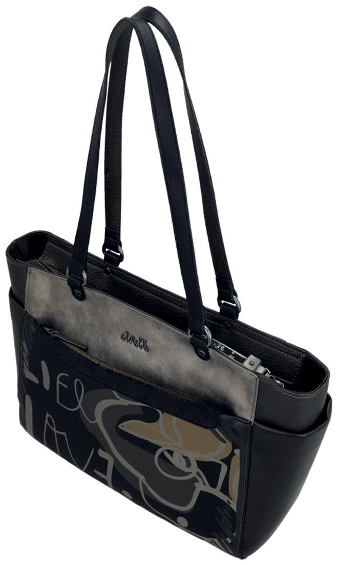 Anekke Mademoisselle Nature Koko großer Shopper metallic