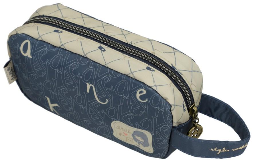 Anekke Makeup Bag Mademoiselle Travel Viaje Perlon Blau