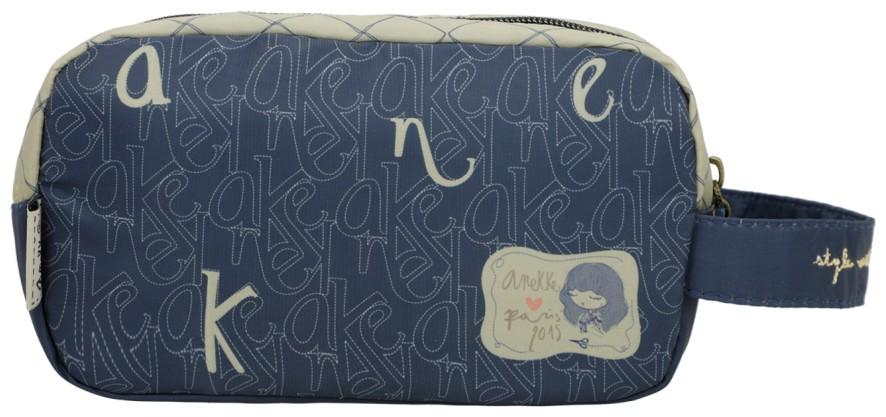 Anekke Makeup Bag Mademoiselle Travel Viaje Perlon Blau