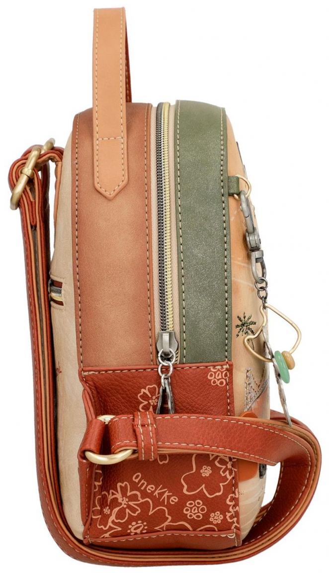 Anekke Minirucksack Peace & Love Camel Blumen Hippie bunt