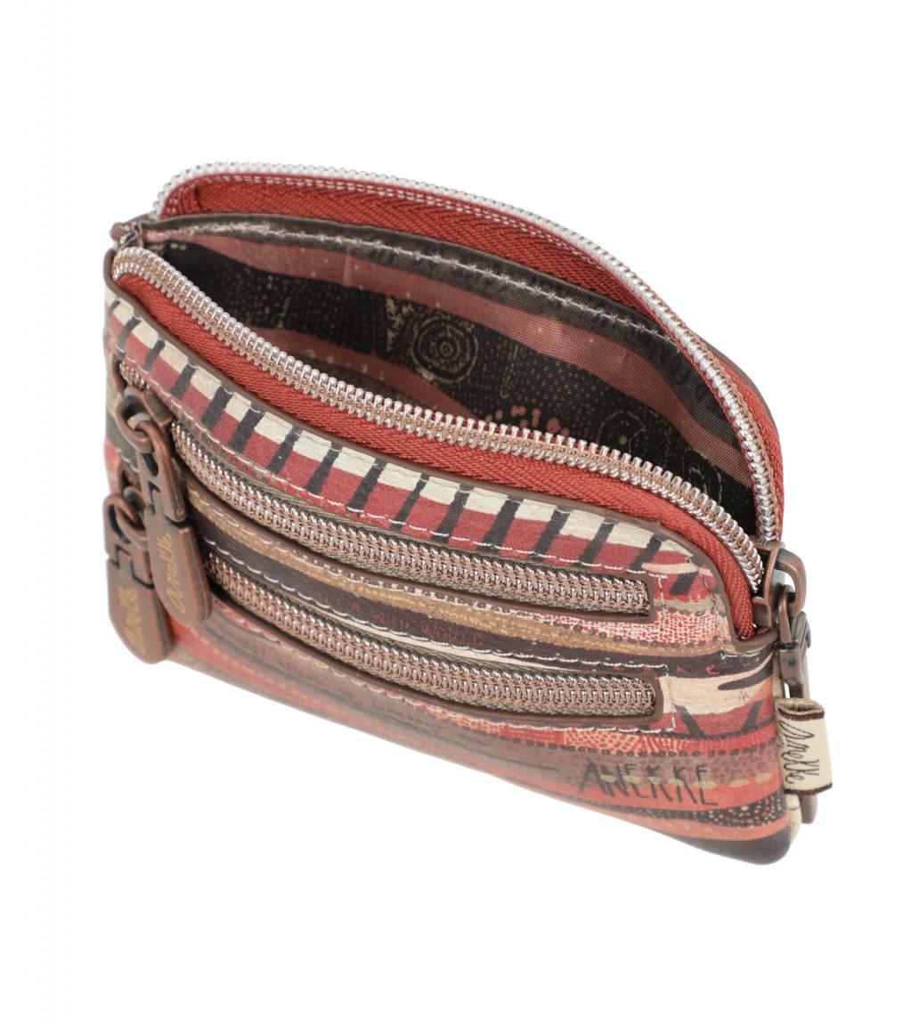 Anekke Münzbörse Kenya Safari Fusion bestickt Tiere beige