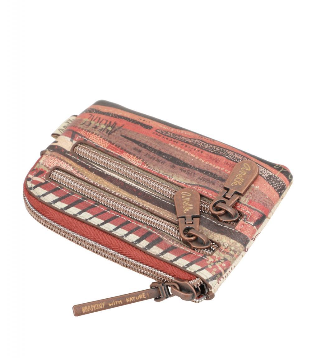 Anekke Münzbörse Kenya Safari Fusion bestickt Tiere beige