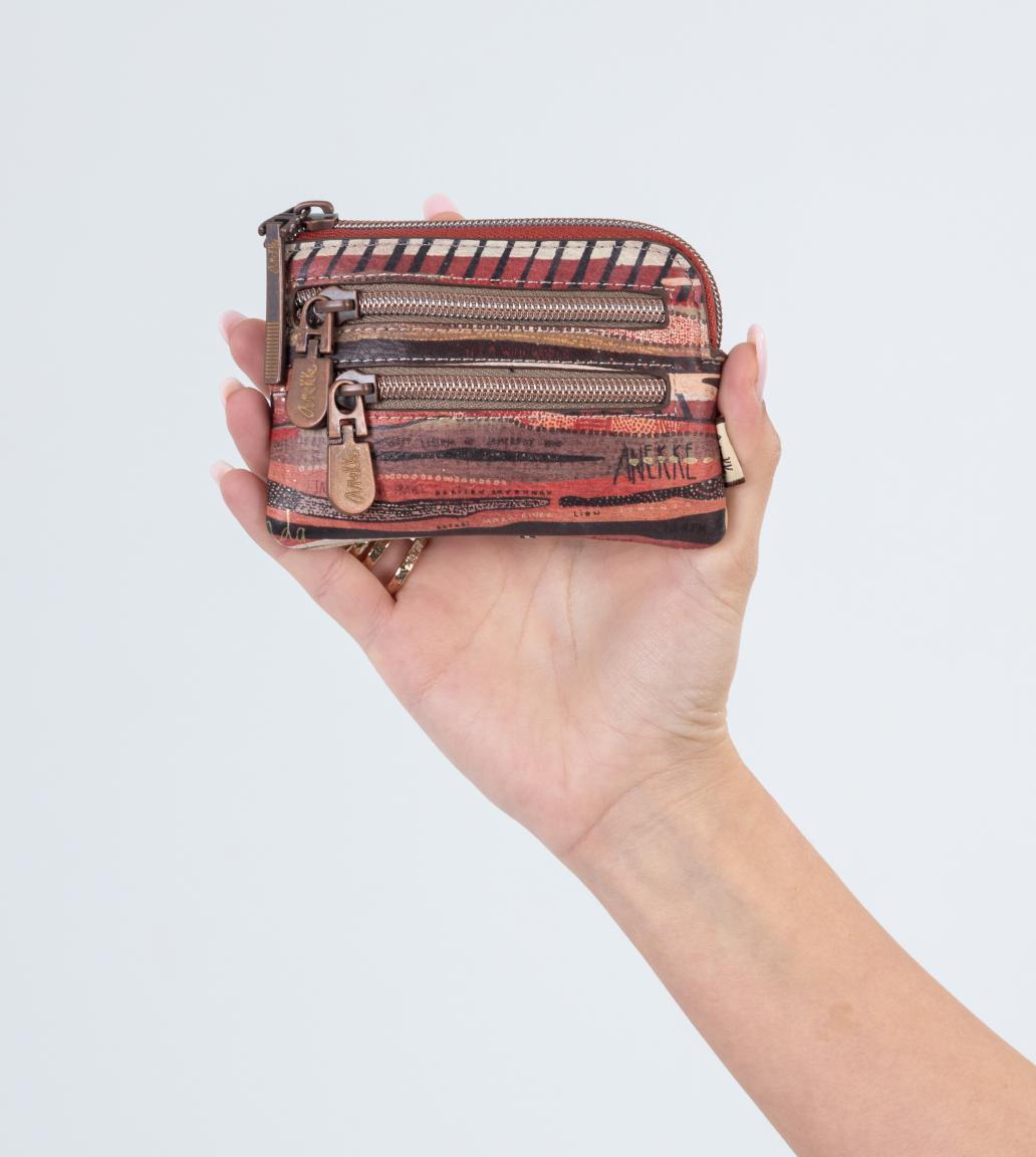 Anekke Münzbörse Kenya Safari Fusion bestickt Tiere beige