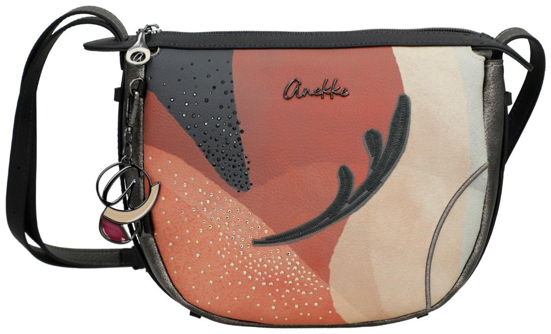 Anekke Muse Eikon Crossovertasche bestickt Strasssteine Rottöne