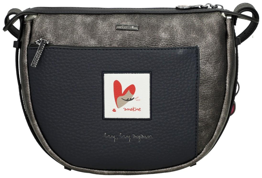 Anekke Muse Eikon Crossovertasche bestickt Strasssteine Rottöne