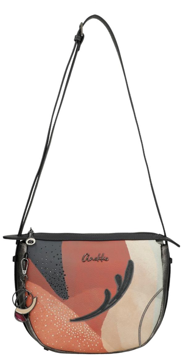 Anekke Muse Eikon Crossovertasche bestickt Strasssteine Rottöne