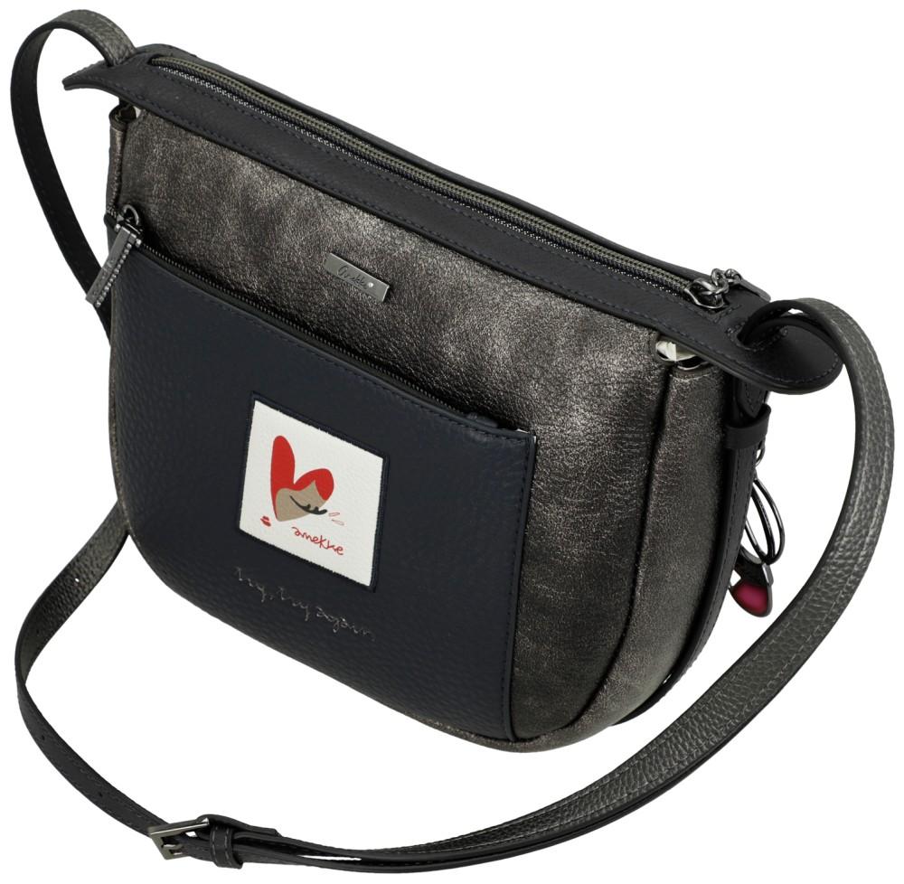 Anekke Muse Eikon Crossovertasche bestickt Strasssteine Rottöne