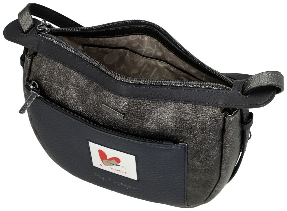 Anekke Muse Eikon Crossovertasche bestickt Strasssteine Rottöne