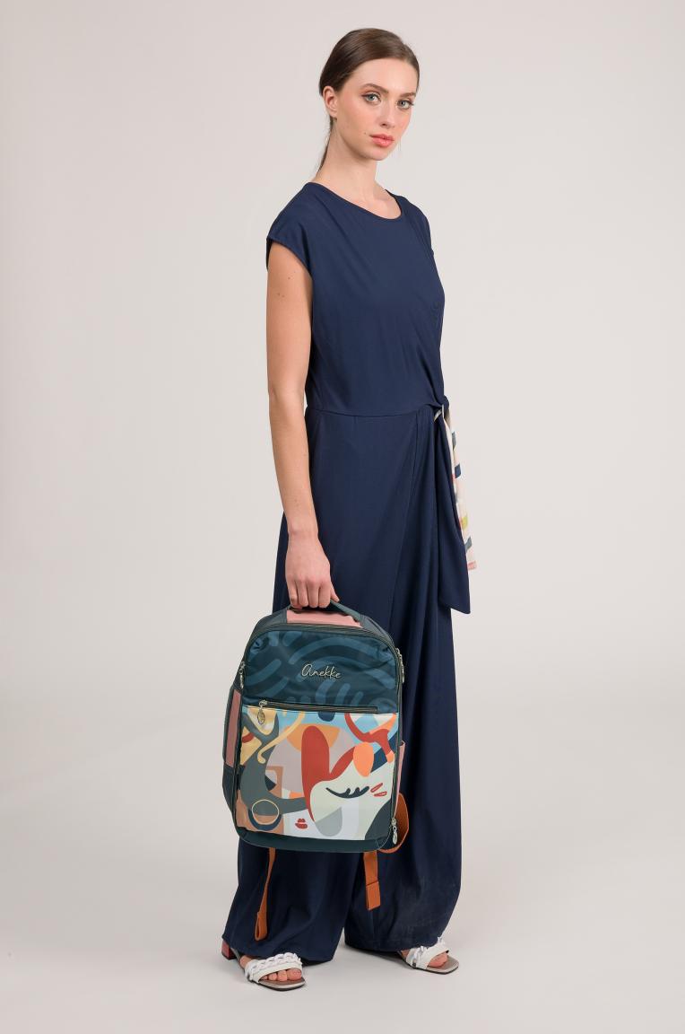 Anekke Muse Eikon Nylonrucksack Kofferstil Laptop Bunt