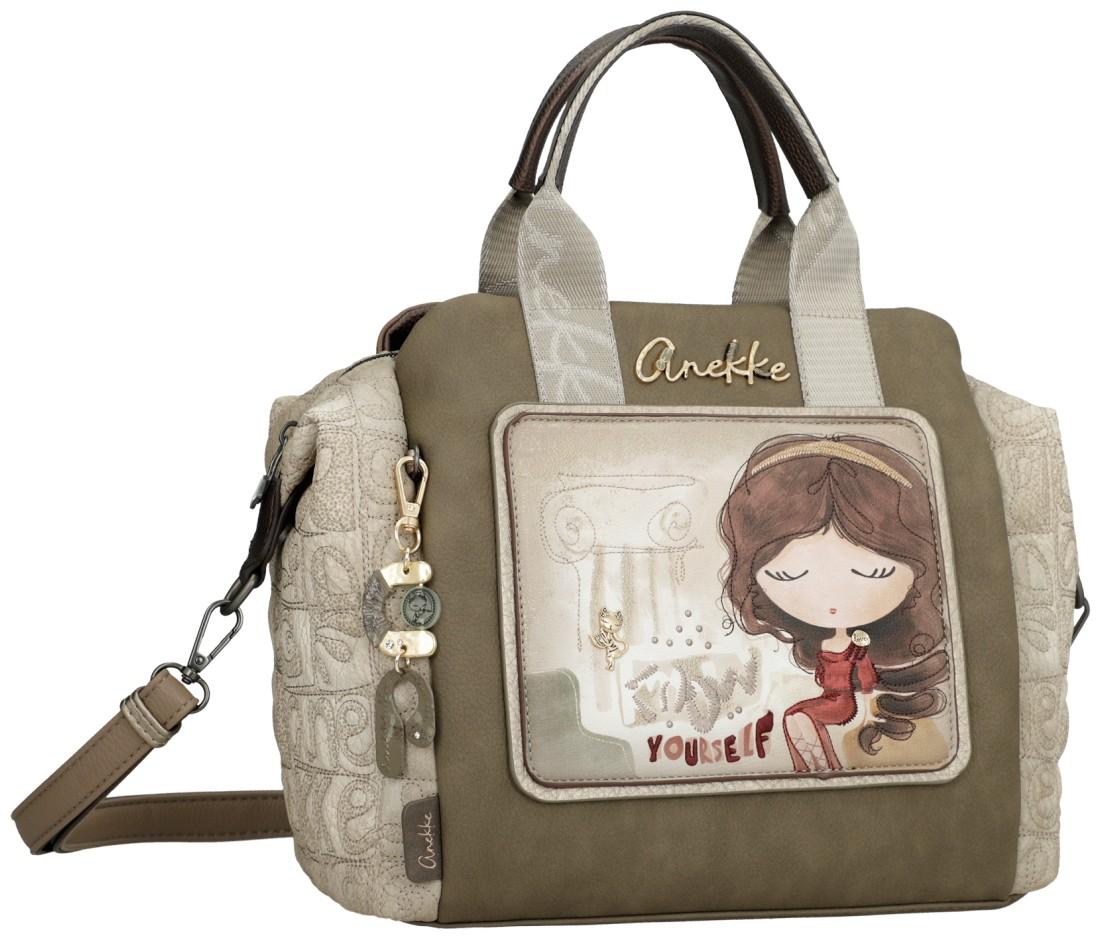 Anekke Muse Henkeltasche taupe beige Griechenland