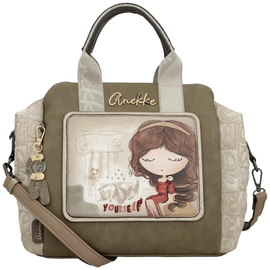 Anekke Muse Henkeltasche taupe beige Griechenland