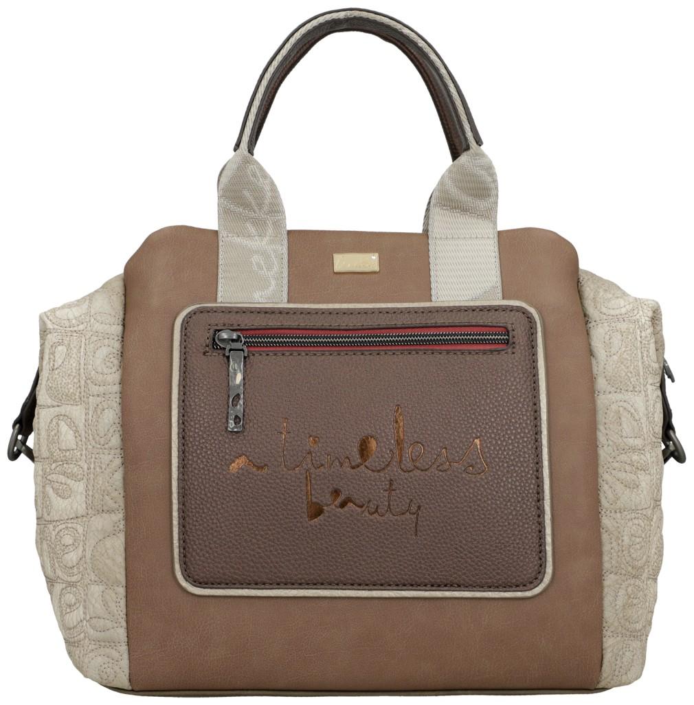 Anekke Muse Henkeltasche taupe beige Griechenland