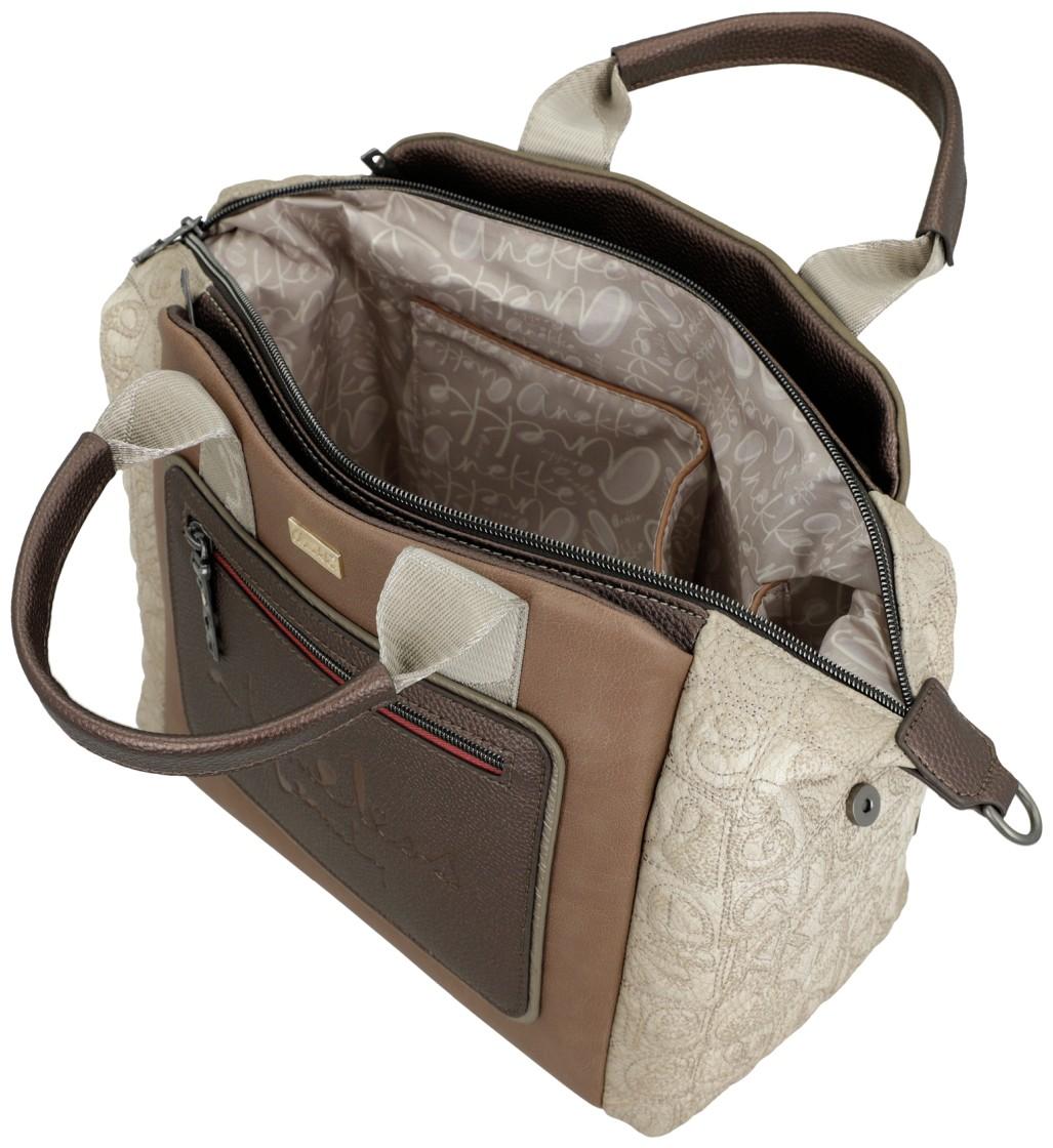 Anekke Muse Henkeltasche taupe beige Griechenland