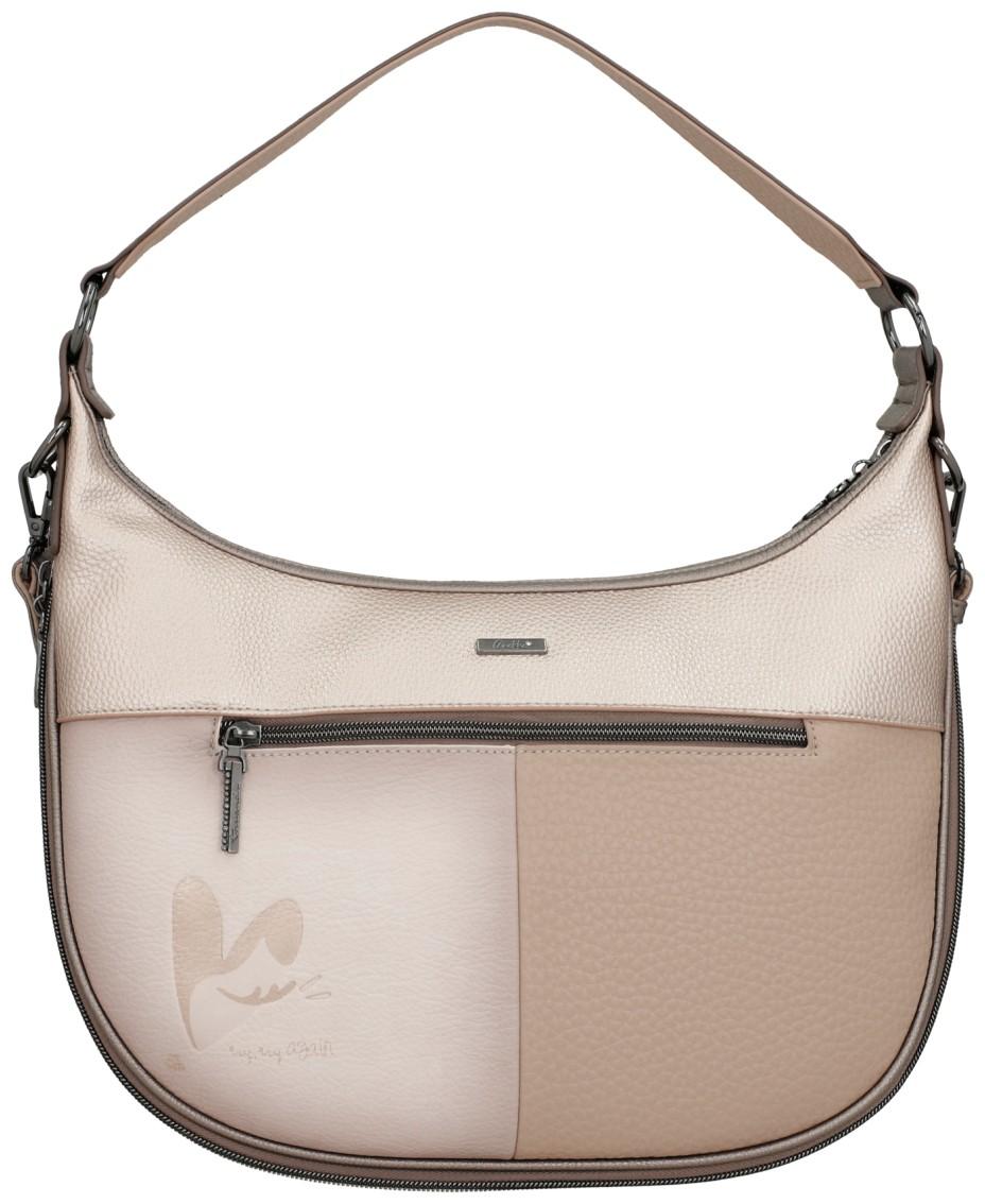 Anekke Muse Olympia Beuteltasche erweiterbar beige Print
